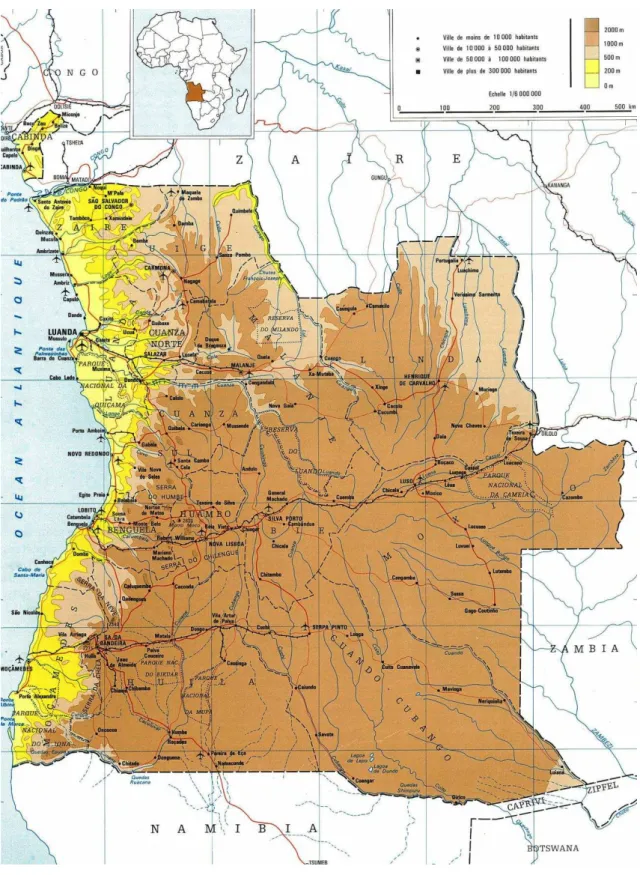 Figura 3  –  Mapa de Angola em 1973 19