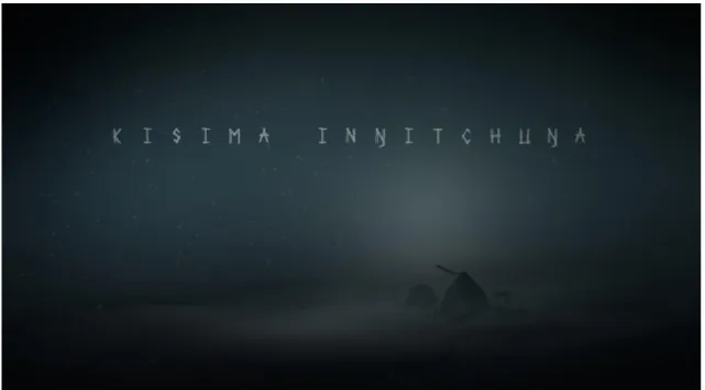 Figure 4 - screenshot of the introduction of the game Never Alone 
