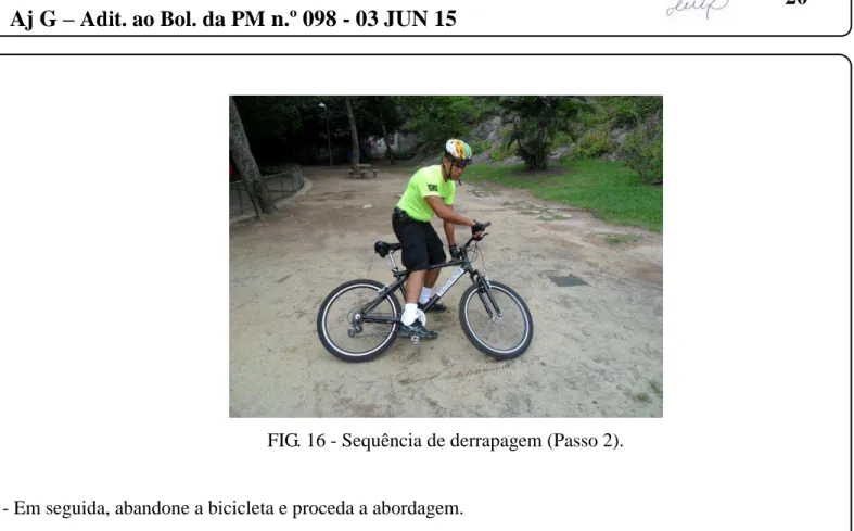 FIG. 16 - Sequência de derrapagem (Passo 2). 