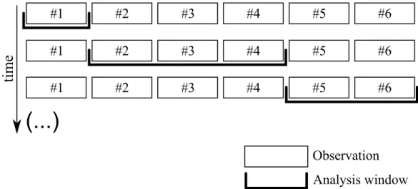 Figure 3.2: A representation of a temporal analysis window (AWT).