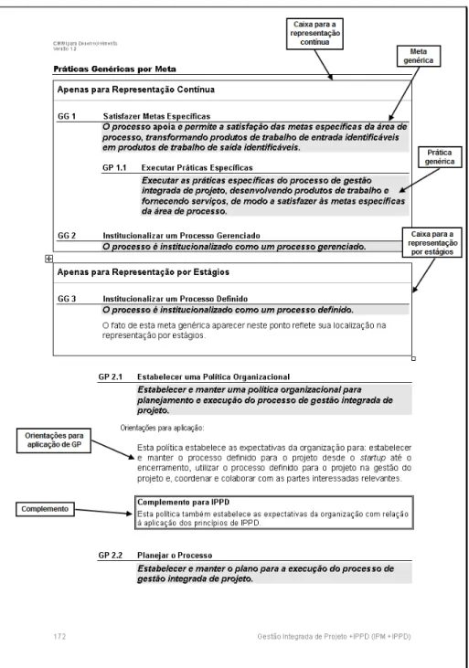 Figura 2.4  Exemplo de página da área de processo IPM +IPPD  Material Específico a uma Representação 
