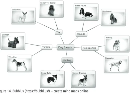 figure 14. Bubblus (https://bubbl.us/) – create mind maps online