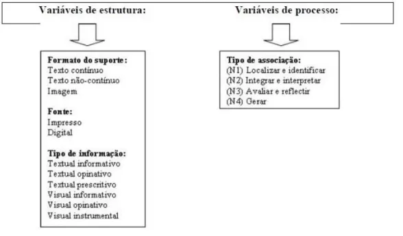 Figura 5 – Variáveis de estrutura e de processo  Fonte: Lopes, 2014, p. 176. 