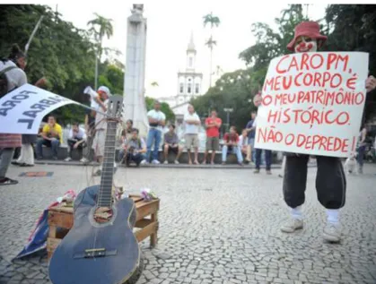 Figure 2 – Act Fora Cabral (Protest against the governor Sérgio Cabral), July 14, 2013, Largo  do Machado/RJ