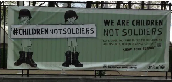 Figure 1 – Billboard from UN and UNICEF 