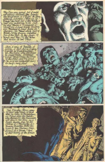 Fig. 9: hermidor, p. 21. Story by Neil Gaiman, art by Stan  Woch and Dick Giordano.