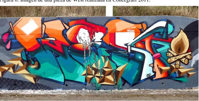 Figura 6: Imagen de una pieza de West realizada en Concegraff 2011. 