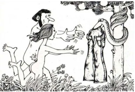 Figure 1. Caricature from the magazine Krokodil, n. 30, p.4, 1978 (a drawing by Uboriévitch-Boróvski)