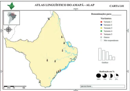 Figura 02 – Carta-base lexical do ALAP