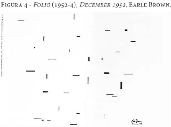 Figura 4 - Folio (1952-4), December 1952, Earle Brown.