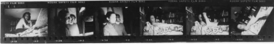 Fig. 4  Hélio Oiticica, Martine Barrat  e Thomas Valentin nos  Hendrixsts, Nova Iorque, 1976.