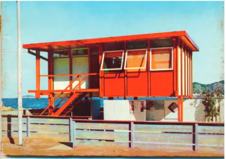 Fig. 4 Casa pré-fabricada realizada  para a exposição no Museu  de Arte Moderno do Rio de  Janeiro, em março de 1960