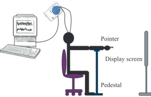 Figure 1. Position of the subject during data acquisition.