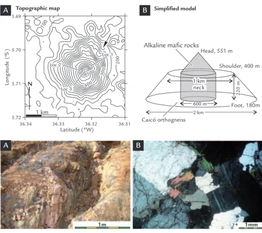 Figure 3 Landform of the Cabugi Peak and adjacent 