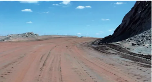 Figure 2 Irregular grade in a main road.