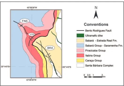 Figure 8 A summary geological map of the 