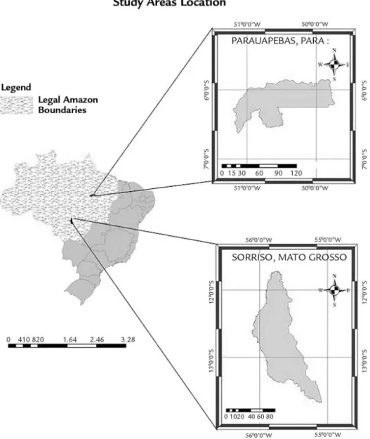 Figure 1 Study areas location.