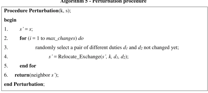 Table 1 contains the characteristics of the solutions adopted by the company and that are used  as  reference  for  the  solutions  obtained