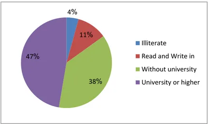 Figure 1 - Educational level of Drivers involved in Traffic Accidents 4% 