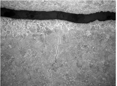 Figure 14. Crack in the circumferential weld.