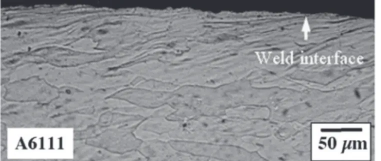 Fig. 13. Intermediate layer between A6111/SPCC [15]