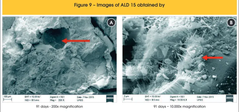 Figure 9 – Images of ALD 15 obtained by