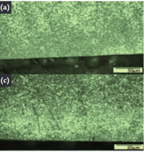 Figure 7 shows the Vickers micro- micro-hardness results recorded as a function  of each cooling-lubrication condition 