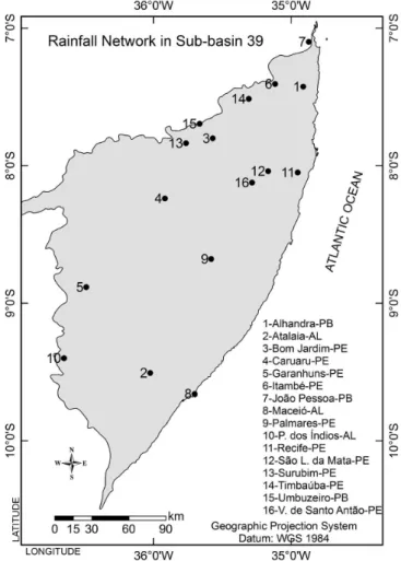 Figure 2.  Spatial distribution network.
