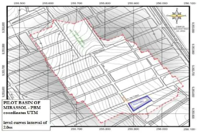 Figure 3.  Delineation of  the PBM area.