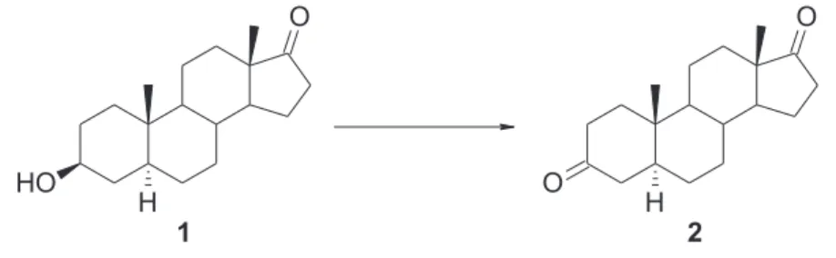 Table 2 Studies on the oxidation of trans-androsterone (1) to  5α -androstane-3,17-dione (2) 