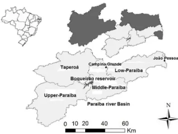 Figure 2. Boqueirão Reservoir location.