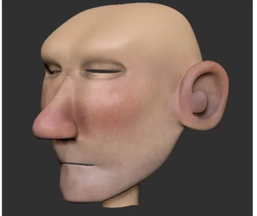 Figura 23: Polypaint da cabeça (Ze Paciência)  