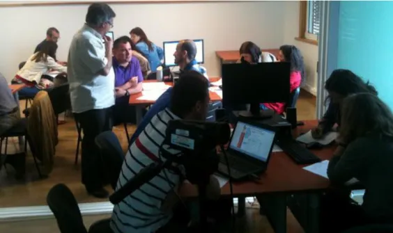 Figure 1 – Teachers workshop about the use of the EDUCast@fccn service in the University of Minho