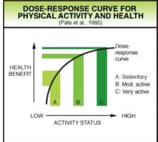 Figure  4.  The  benefits  of  changing  sedentary  people  to  exercising  people  have  the  greatest potential for public health benefit