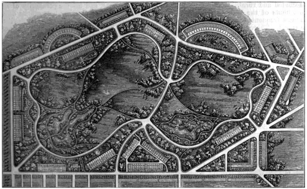 Figura 1 - Birkenhead Park (1843)  