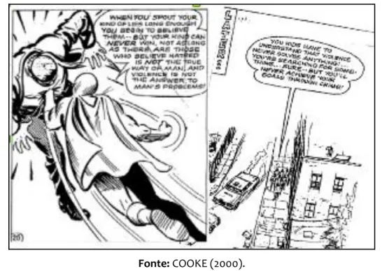 Figura 1 – Montagem com quadrinhos do roteiro censurado e não publicado. Arquivo pessoal