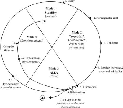 Figure 2 – Dynamics of Viable Systems (adapted from Schwarz, 1997). 