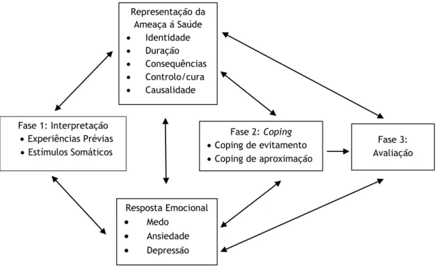 Figura 1 – Modelo de Autorregulação de Leventhal (adaptado de Ogden, 2004) 