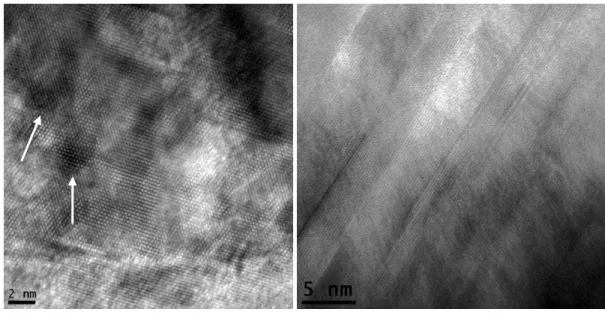 Figure 9: Electron micrograph of the sample of Ti-6Al-4V, after heat treatment 1000 ° C/1h and rapid  cooling in water