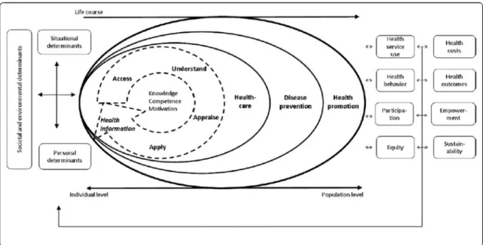 Figura 1. Modelo integrado de literacia em saúde (21) 