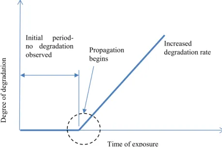 Figure 14: Weathering model for nylon.