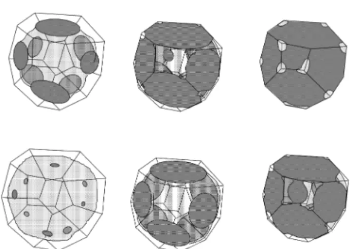 Figure 15. Illustraiting the progress in terms of the evolution of the pore and grain  boundary structures associated with a single grain.