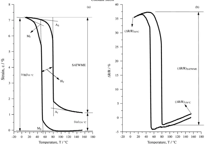 Figure 3. Representation of the (a) strain and (b) ER loops obtained during a typical test