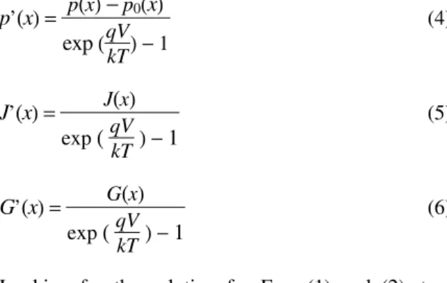 Table 1.  Expressions and parameters that were used in the theoretical emitter optimization for n+ region.