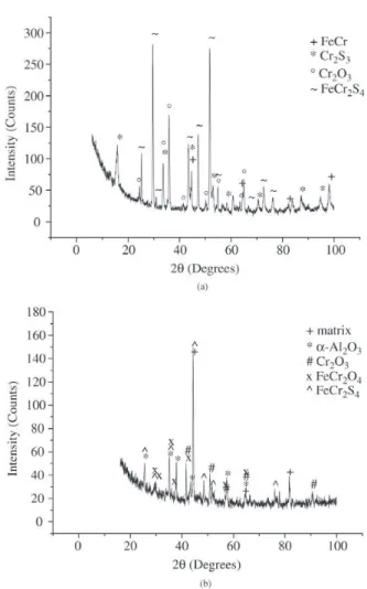 Figure 6. Surface of FeCrAl alloy pre-oxidized and sulfidized at 800 °C in a thermobalance