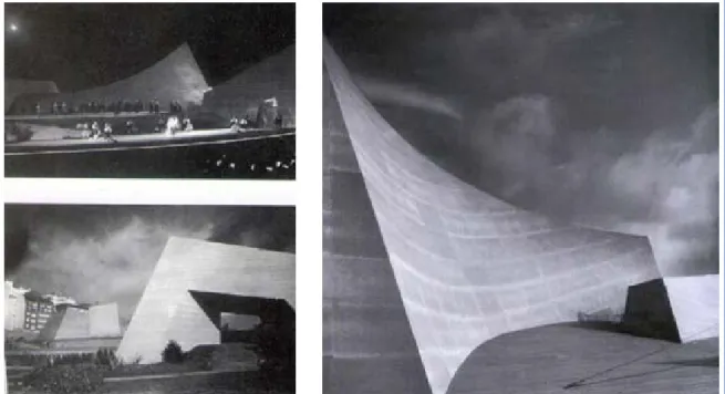 Fig.  5b:  Photos  of  the  scenography  for  The  International  Film  Festival  in  Mar  del  Plata,  1954  |  Photographs of the stage sets for The International Film Festival of Mar del Plata, 1954| Fotografias do  cenário para o Festival Internacional