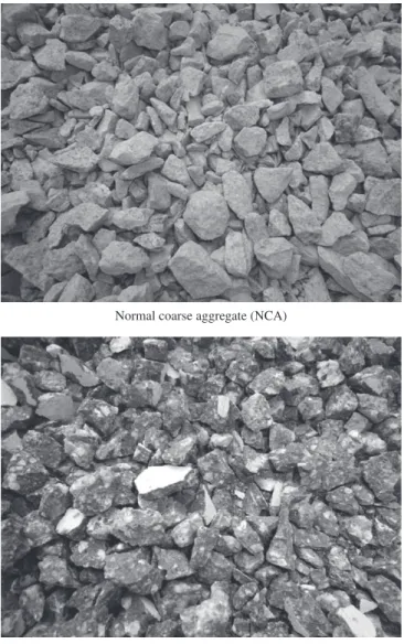 Table 1. Basic physical properties of fine and coarse aggregates.