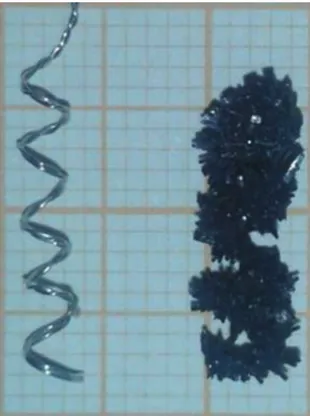 Figure 2. X-ray powder difractogram of some ground singles  crystals removed from the cathode