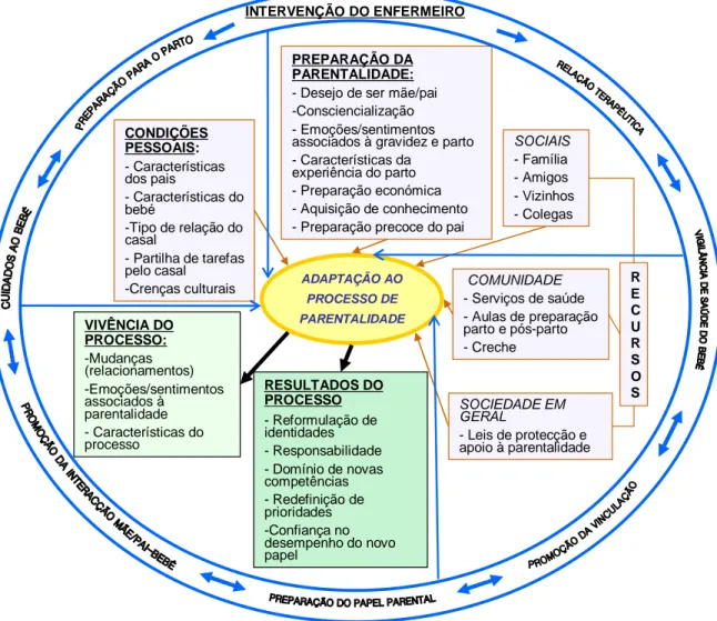 Figura 1- Diagrama síntese das categorias e subcategorias encontradas no estudo