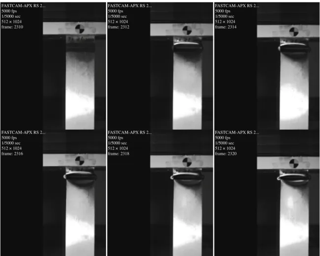 Figure 14. Folding process initiation at trigger location (2l-p2 geometry).